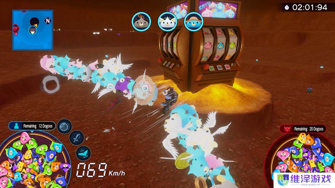 【英版】超次元游戏 海王星 骑士对战 .Neptunia Riders VS Dogoos 英语_3