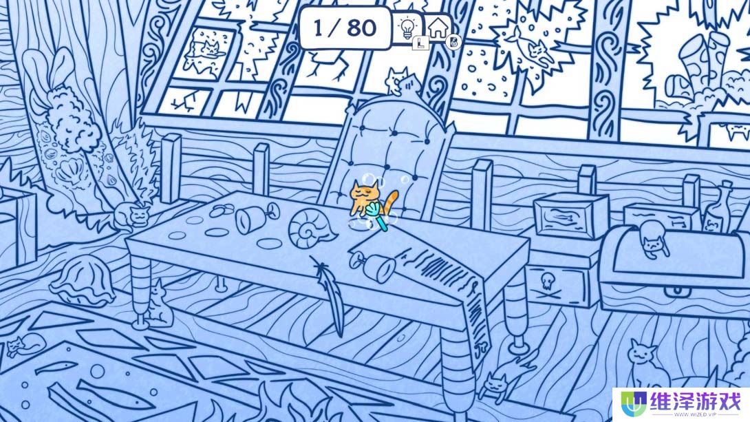 【美版】猫咪拜访海底世界 .Cats Visiting Underwater World 中文_5