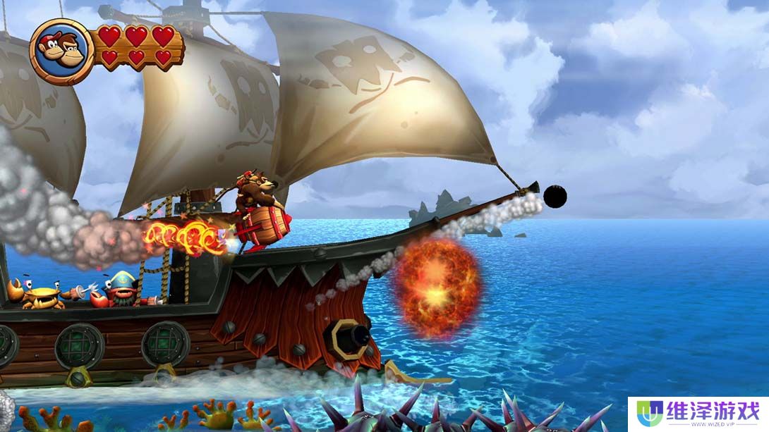 【美版】咚奇刚 归来 HD .Donkey Kong Country Returns HD 中文_2