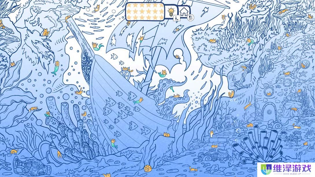 【美版】猫咪拜访海底世界 .Cats Visiting Underwater World 中文_4