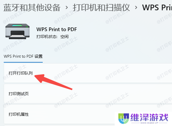 检查打印机状态设置
