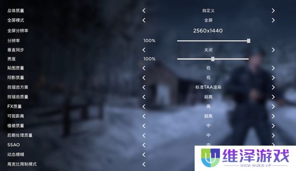 《人间地狱》画面设置推荐