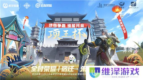 “项王杯”暨2024江苏省虎牙乡村运动会盛大启幕，电竞与文化融合展现全民风采