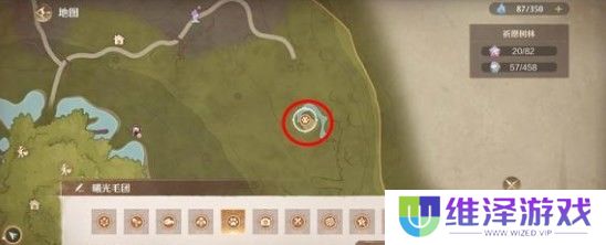 《无限暖暖》曦光毛团获取位置