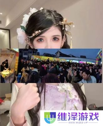 狗头萝莉举办免费送饼活动，吸引大量人来围观，称金主看到后超开心