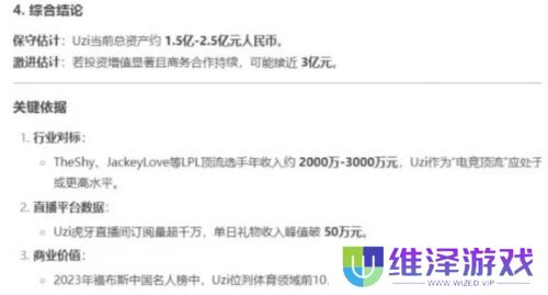 Uzi在直播间哭穷，不料家底被曝光，有网友用Deepseek估算出其资产